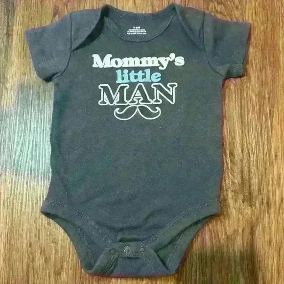 Mommy’s little man one piece onesie - Picture 1 of 3